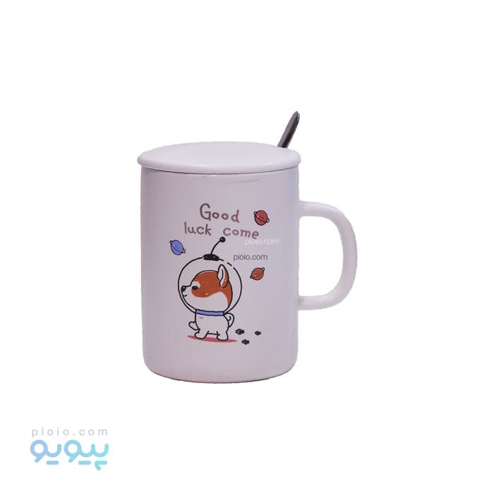ماگ سرامیکی طرح سگ فضانورد