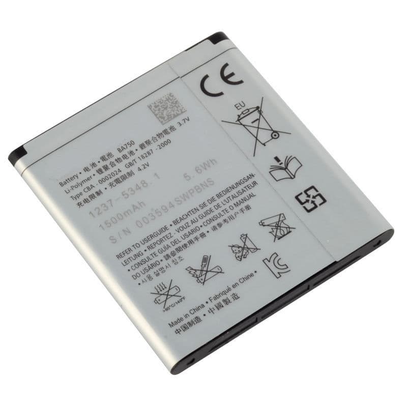 باتری اصلی گوشی سونی Sony Ericsson Xperia Arc S مدل BA750 — تصویر ۴