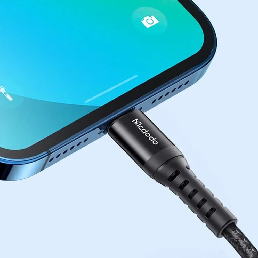 کابل آیفون کنفی USB به لایتنینگ مک دودو Mcdodo CA-226، 3 آمپر 1 متر — تصویر ۷