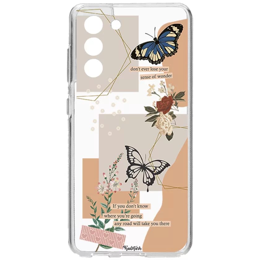 کاور طرح Butterfly مناسب برای گوشی موبایل سامسونگ Galaxy S21 Plus