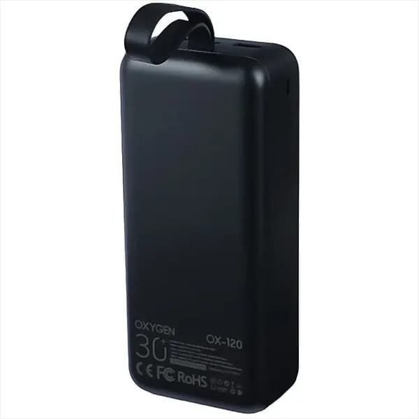 شارژر همراه PD22.5W + 22.5W اکسیژن مدل OX-120 ظرفیت 30000mAh — تصویر ۴