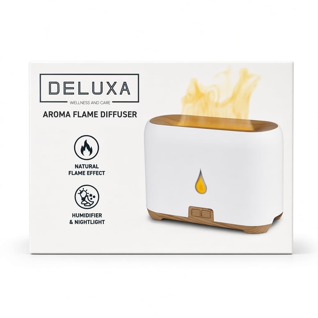 دستگاه بخور سرد و خوشبوکننده Deluxa Aroma Flame Diffuser