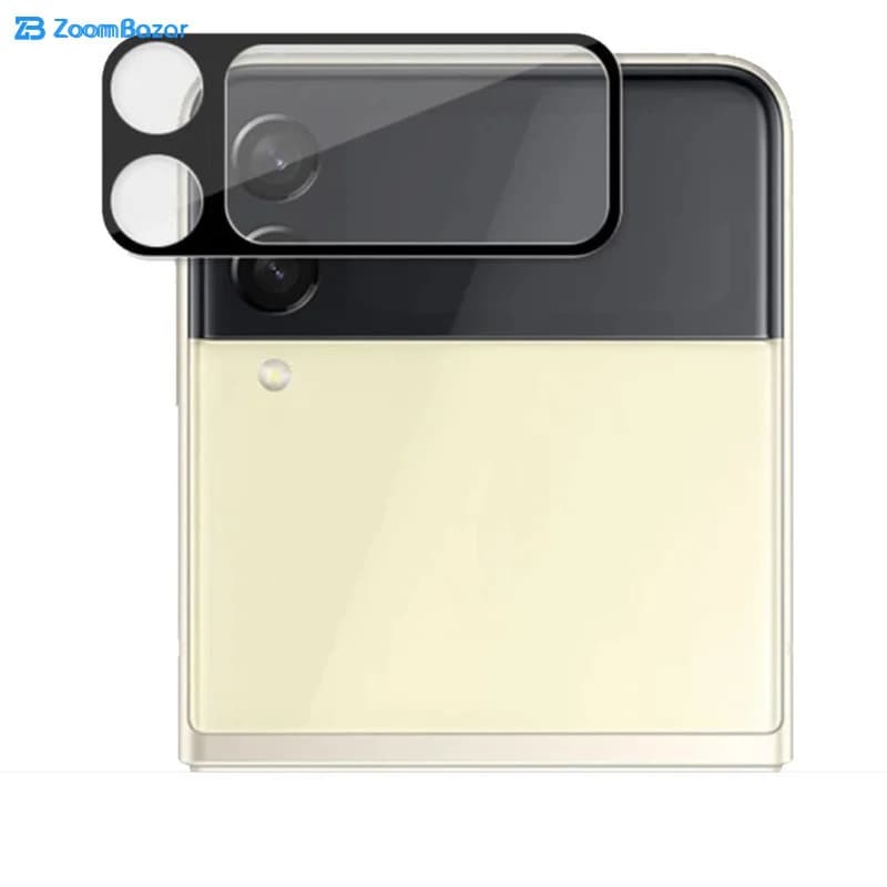 محافظ لنز دوربین بوف مدل 3D مناسب برای گوشی موبایل سامسونگ Galaxy Z Flip 3 — تصویر ۸