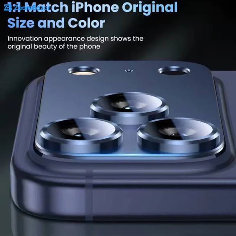 محافظ لنز دوربین فلزی بوف مدل Steel Shield مناسب برای گوشی موبایل اپل iPhone 17 Pro Max — تصویر ۶