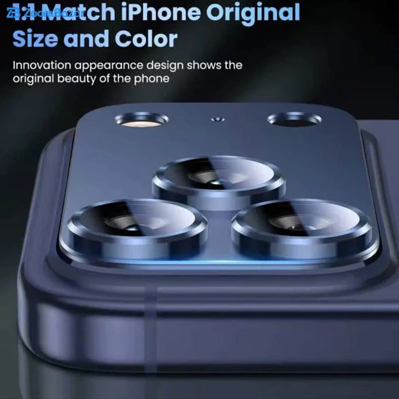 محافظ لنز دوربین فلزی بوف مدل Diamond Metal Shield مناسب برای گوشی موبایل اپل iPhone 17 Pro — تصویر ۷