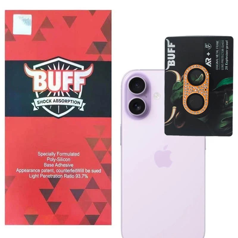 محافظ لنز دوربین فلزی بوف مدل Diamond Metal AR Lens مناسب برای گوشی موبایل iPhone 17