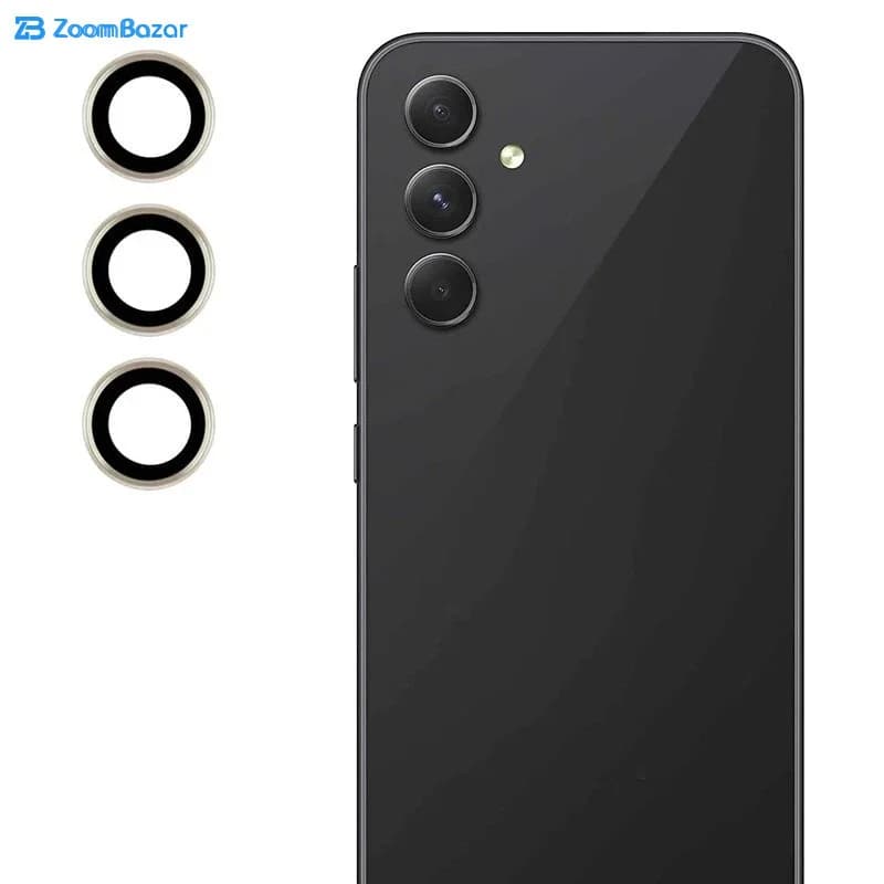 محافظ لنز دوربین بوف مدل HD-ColorLenz-G مناسب برای گوشی موبایل سامسونگ Galaxy S24 FE / A55 / A35 — تصویر ۳