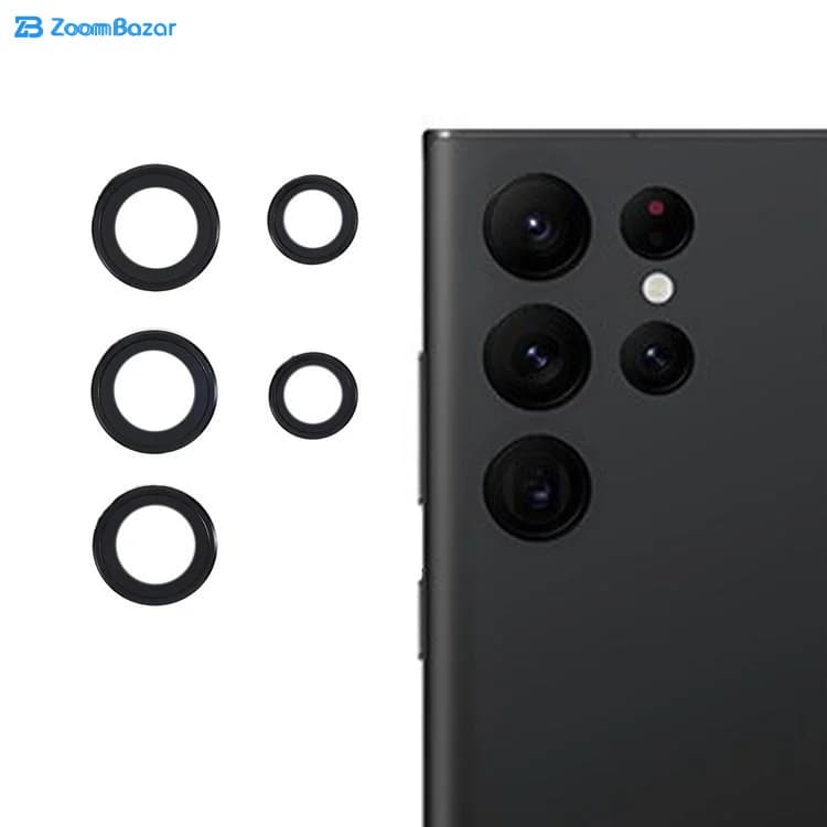 محافظ لنز دوربین بوف مدل HD-ColorLenz-G مناسب برای گوشی موبایل سامسونگ Galaxy S23 Ultra — تصویر ۵