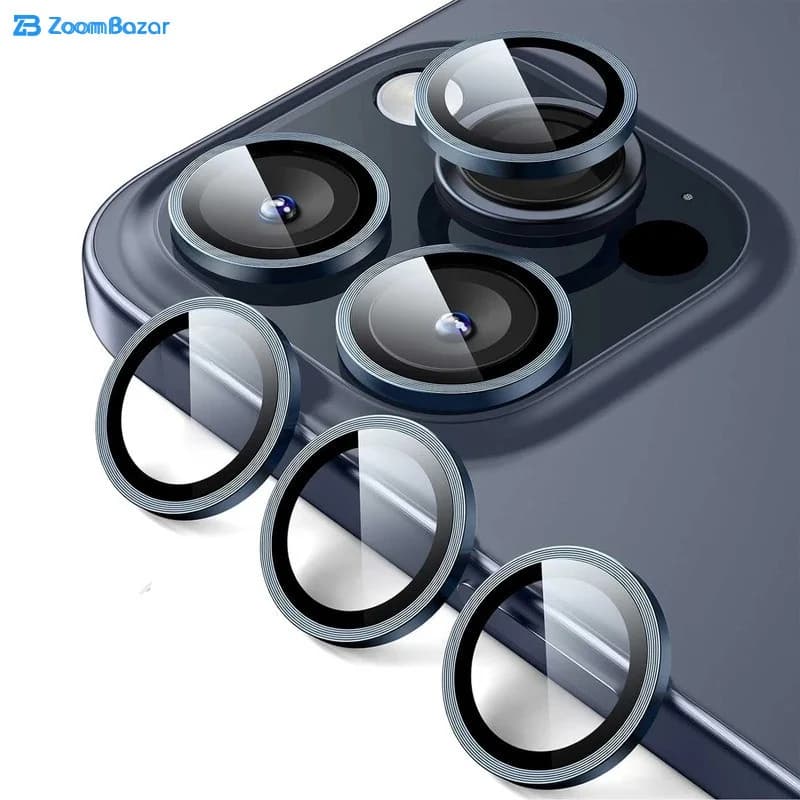 محافظ لنز دوربین بوف مدل HD-ColorLenz-G مناسب برای گوشی موبایل اپل iPhone 16 Pro Max/16 Pro — تصویر ۷