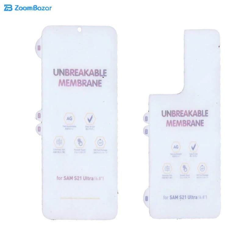 گلس و پشت گوشی مات بوف مدل Hgm15 مناسب برای گوشی موبایل سامسونگ Galaxy S21 Ultra — تصویر ۴