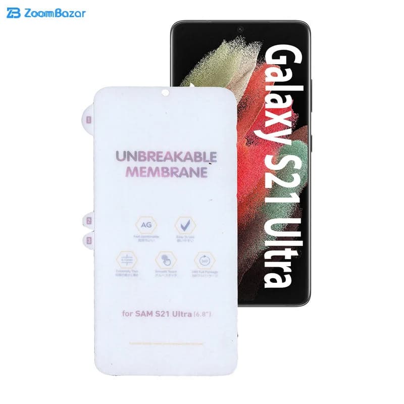 گلس و پشت گوشی مات بوف مدل Hgm15 مناسب برای گوشی موبایل سامسونگ Galaxy S21 Ultra — تصویر ۱۲