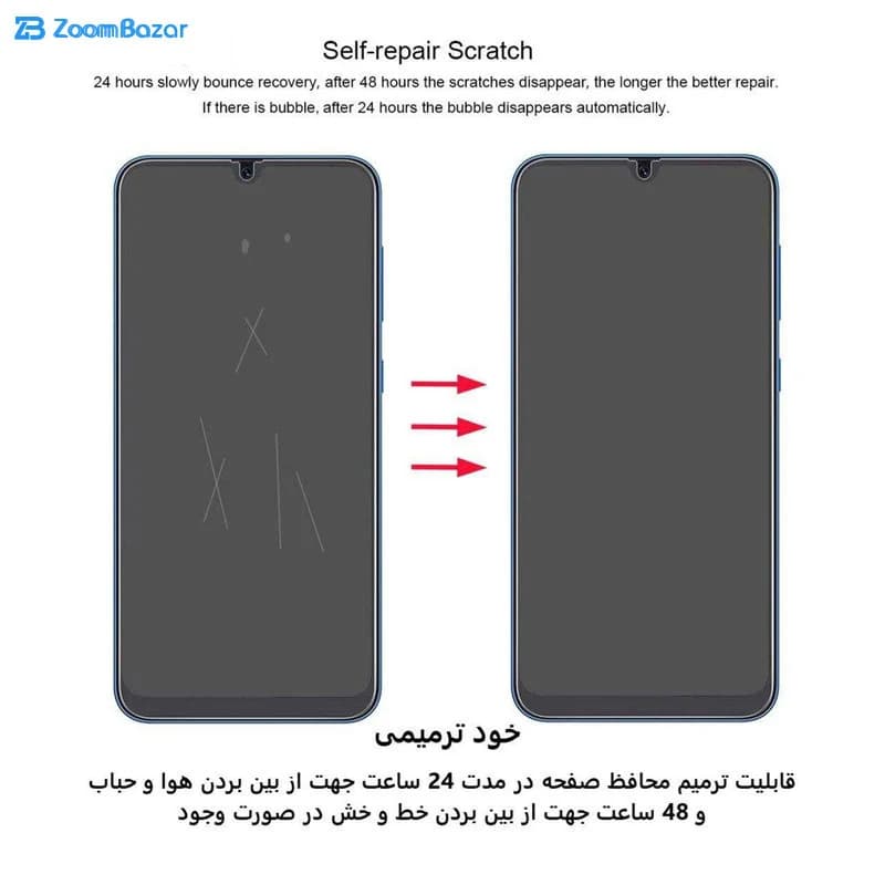 گلس و پشت گوشی مات بوف مدل HgM15 مناسب برای گوشی موبایل اپل iphone 12 Mini (به همراه گارانتی ۶ ماهه) — تصویر ۷