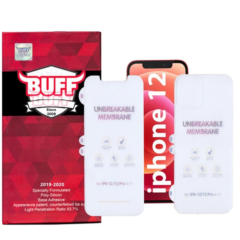 گلس و پشت گوشی مات بوف مدل HgM15 مناسب برای گوشی موبایل اپل iphone 12