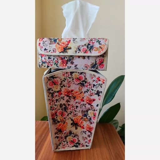 ست سطل زباله و دستمال کاغذی کامنا مدل 13144294