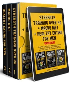دانلود کتاب Strength Training over 40 + Macro Diet + Healthy Eating For Men: Everything You Need For Total Fitness, Nutrition, Muscle Hypertrophy, Rapid Weight Loss, … & Resistance Workouts (Health &