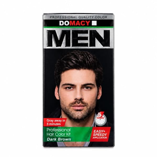 کیت رنگ مو مردانه دوماسی قهوه ای تیره DARK BROWN