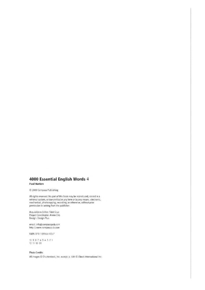 کتاب 4000 Essential English Words 4 (۴۰۰۰ واژه ضروری انگلیسی جلد چهارم) نسخه انگلیسی PDF