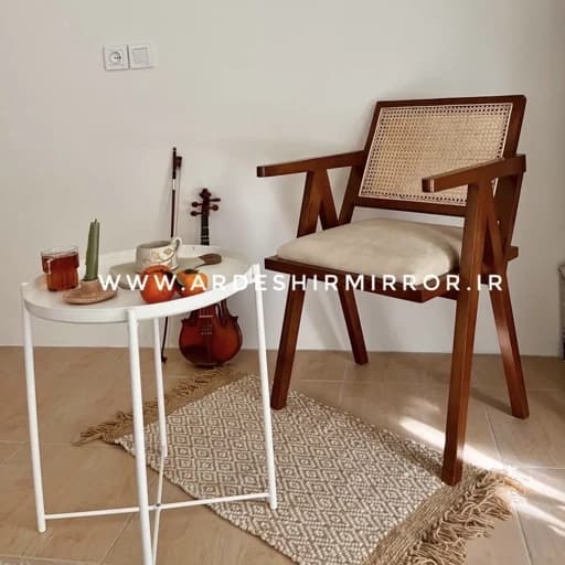 صندلی چوبی حصیری مبلمان آپادانا apadana مدل 632595