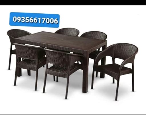 ست 6نفره صندلی ومیز نهار خوری برند ناصر مبلمان آپادانا apadana مدل 632587