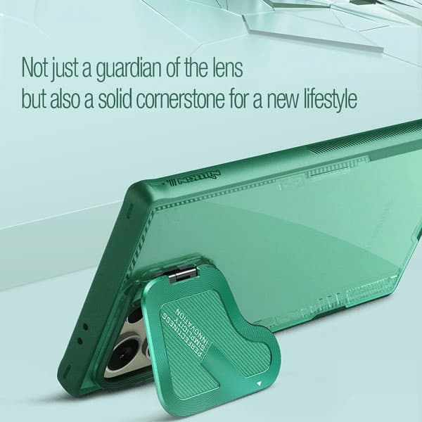 قاب کریستالی کمرا استند نیلکین Samsung Galaxy S24 Ultra مدل Iceblade Prop — تصویر ۸