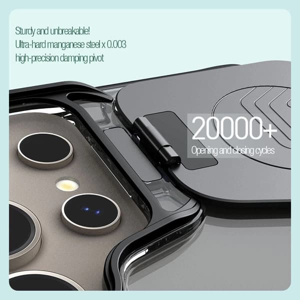 قاب کریستالی کمرا استند نیلکین Samsung Galaxy S24 Ultra مدل Iceblade Prop — تصویر ۵