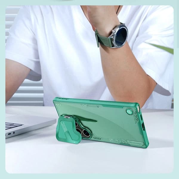 قاب کریستالی کمرا استند نیلکین Samsung Galaxy S24 Ultra مدل Iceblade Prop — تصویر ۷