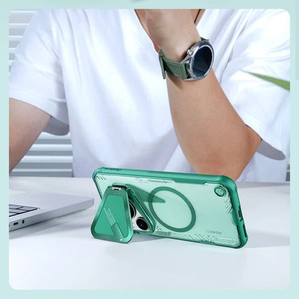 قاب کریستالی مگنتی کمرا استند نیلکین Huawei Pura 70 Pro Plus مدل Iceblade Prop Magnetic — تصویر ۶