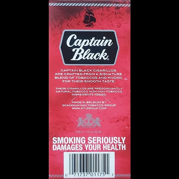 سیگار برگ کاپیتان بلک آلبالو تک نخ جدید Captain black cherry new — تصویر ۲