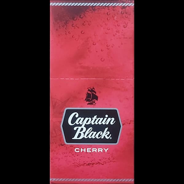 سیگار برگ کاپیتان بلک آلبالو تک نخ جدید Captain black cherry new