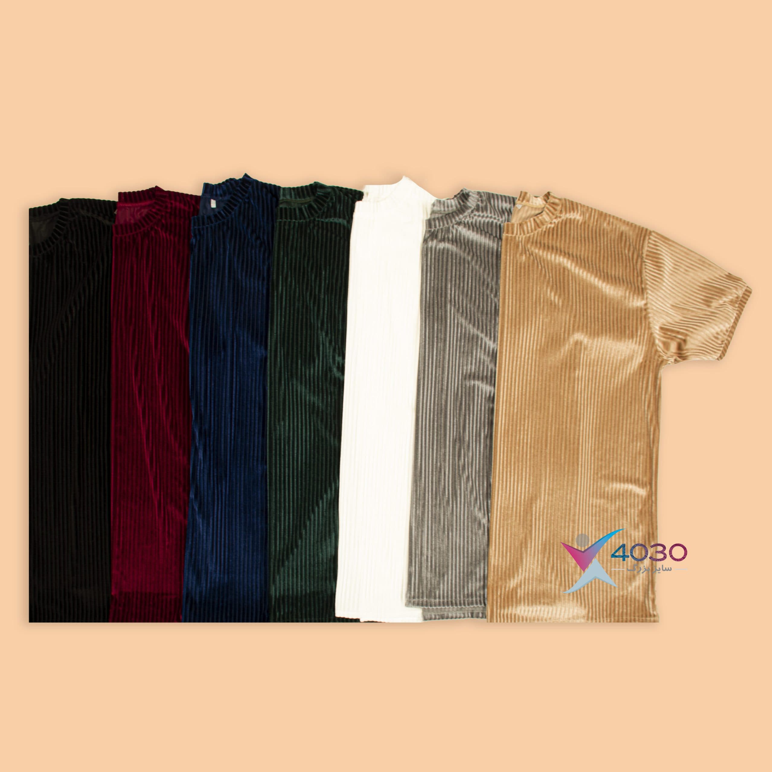 تیشرت مخمل سایز بزرگ مردانه ( 841 )