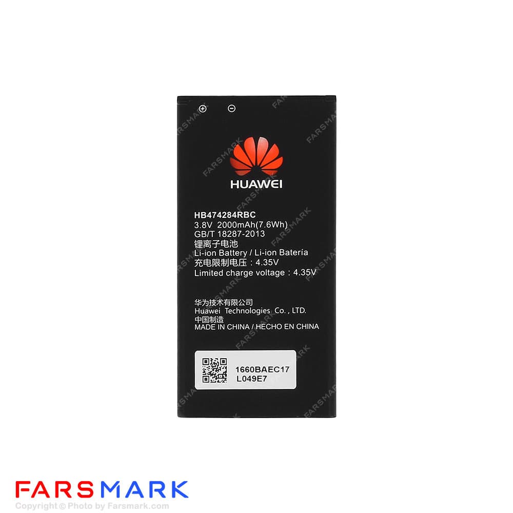 باتری اصلی گوشی آنر Honor 3C Lite مدل HB474284RBC