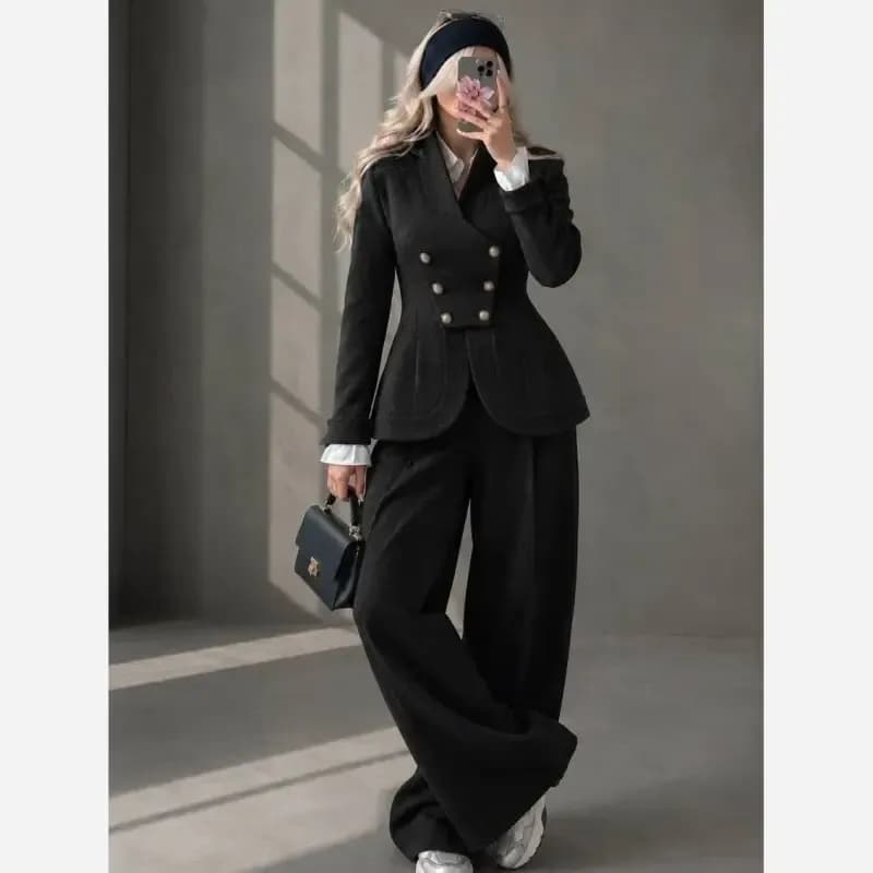 ست کت و شلوار زنانه مدل دوست جنس توییت سایز 36 تا 50 — تصویر ۸