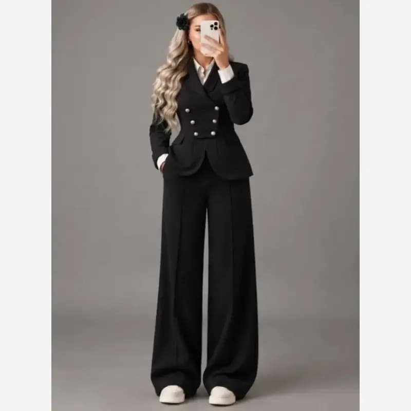 ست کت و شلوار زنانه مدل دوست جنس توییت سایز 36 تا 50 — تصویر ۷
