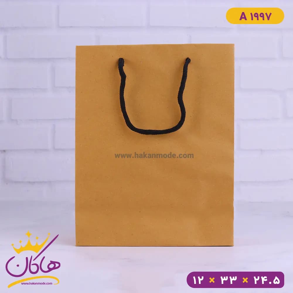 ساک دستی کرافت ساده | کد A1997