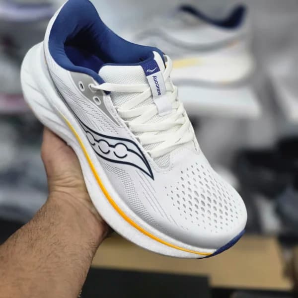 کتونی رانینگ و پیاده روی ساکونی مدل راید ۱۸ Saucony Ride 18 فروش عمده و تک سایز بندی ۴۰ ۴۱ ۴۲ ۴۳ ۴۴ ۴۵