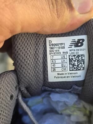 کتونی مسترکوالیتی نیوبالانس ۹۰۶۰ ساخت ویتنام سایز 44 الی 45 Newbalance 9060 — تصویر ۴