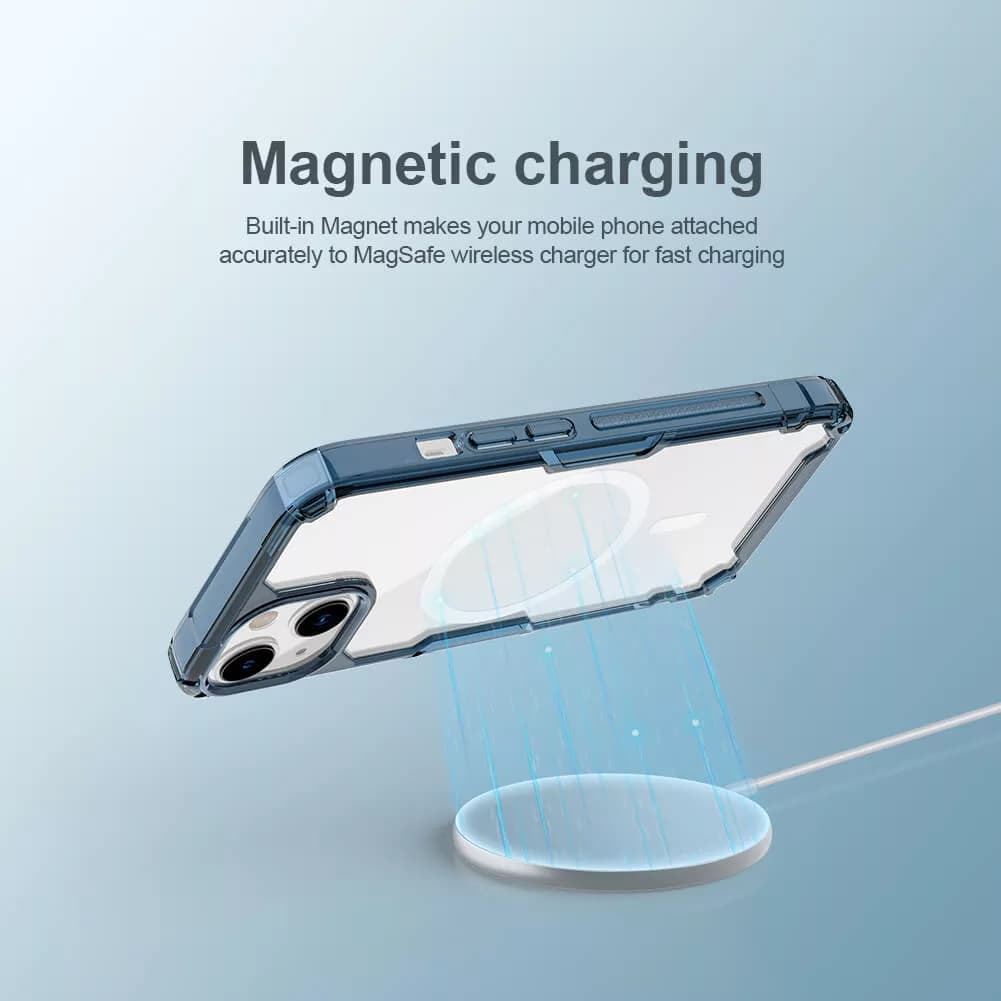 کاور نیلکین مدل Nature TPU Pro Magnetic مناسب برای گوشی موبایل اپل iphone 13 — تصویر ۳