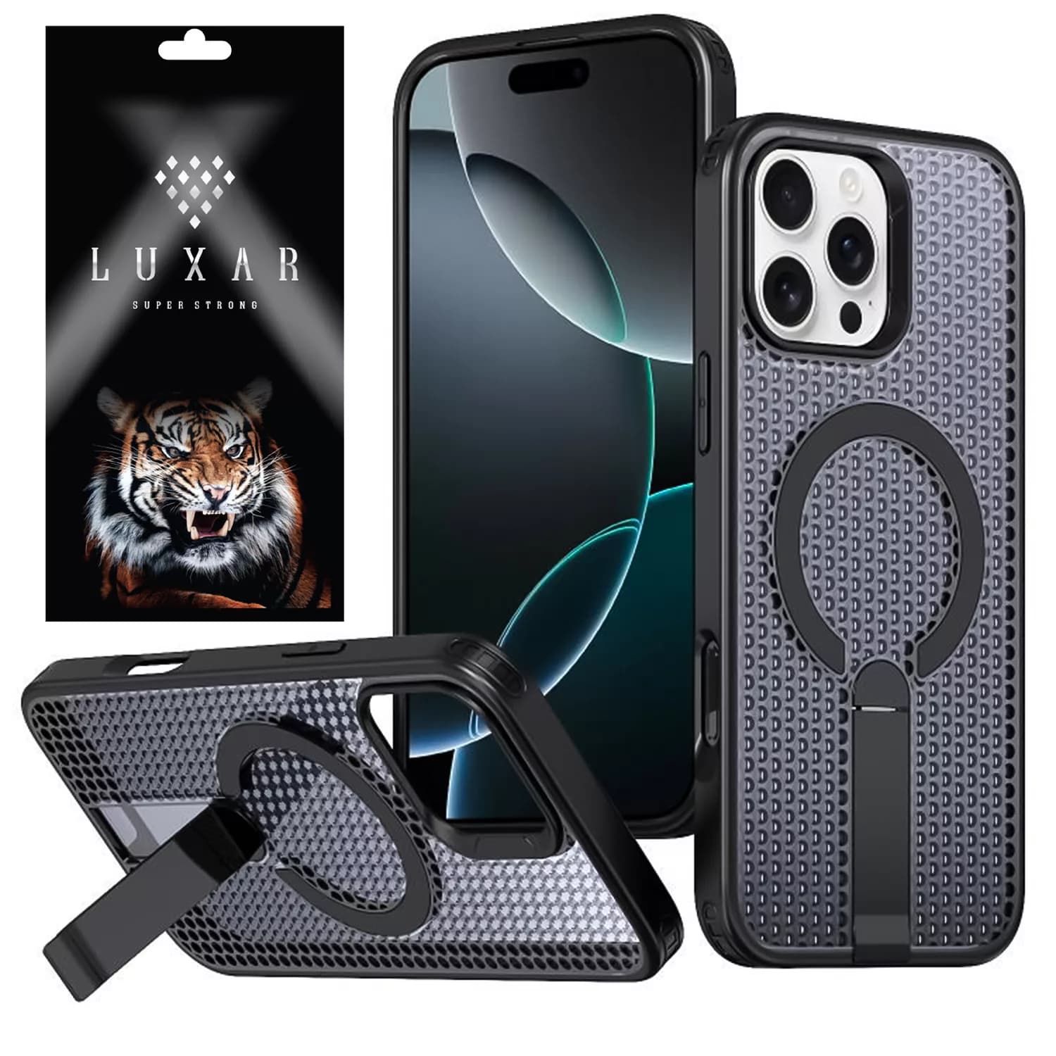کاور لوکسار مدل 16promax _AirMag مناسب برای گوشی موبایل اپل iPhone 16 Pro Max