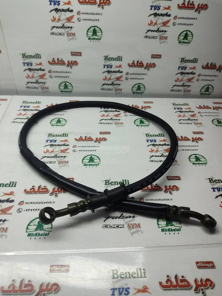 شلنگ پمپ ترمز عقب موتور اپاچی 180 هندی (حدود 68 سانتی متر)