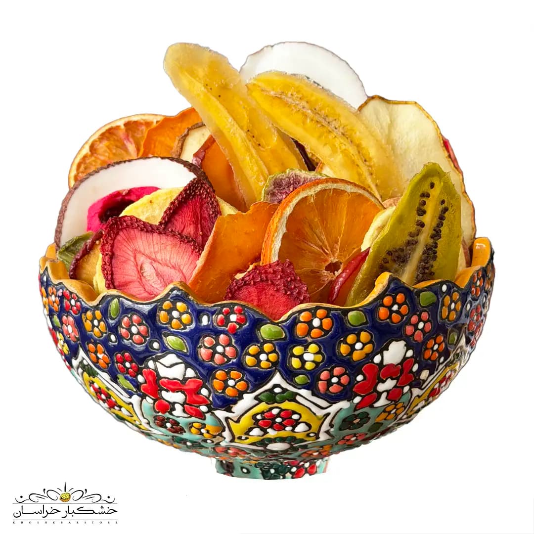 مخلوط اسلایس میوه خشک معمولی