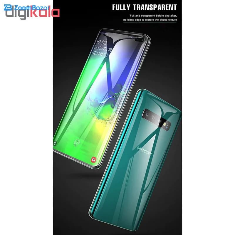 گلس و پشت گوشی بوف مدل HgC15 مناسب برای گوشی موبایل سامسونگ Galaxy S10 Plus — تصویر ۵