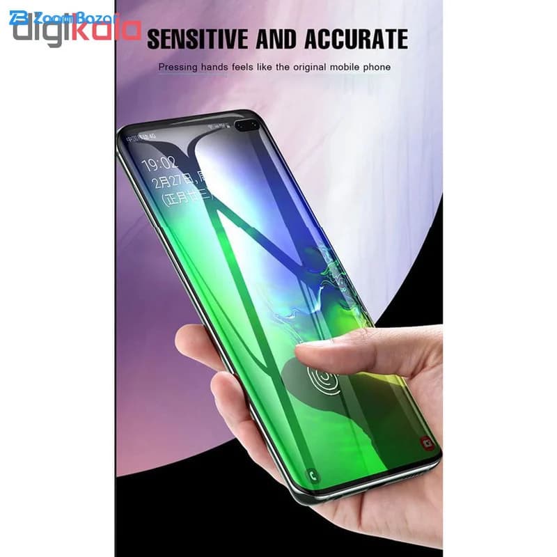 گلس و پشت گوشی بوف مدل HgC15 مناسب برای گوشی موبایل سامسونگ Galaxy S10 Plus — تصویر ۶