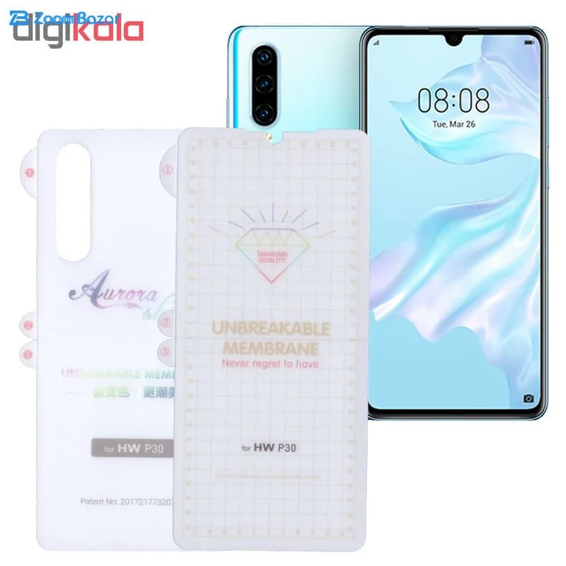 گلس و پشت گوشی بوف مدل Hg01 مناسب برای گوشی موبایل هوآوی P30 — تصویر ۲