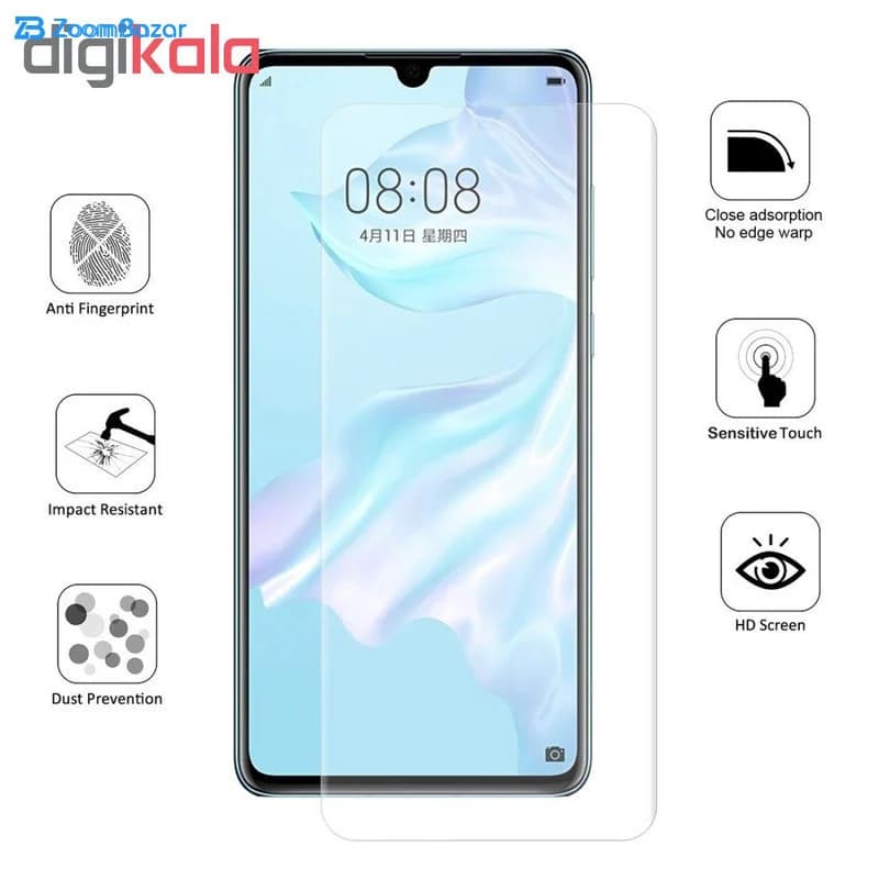 گلس و پشت گوشی بوف مدل Hg01 مناسب برای گوشی موبایل هوآوی P30 — تصویر ۷