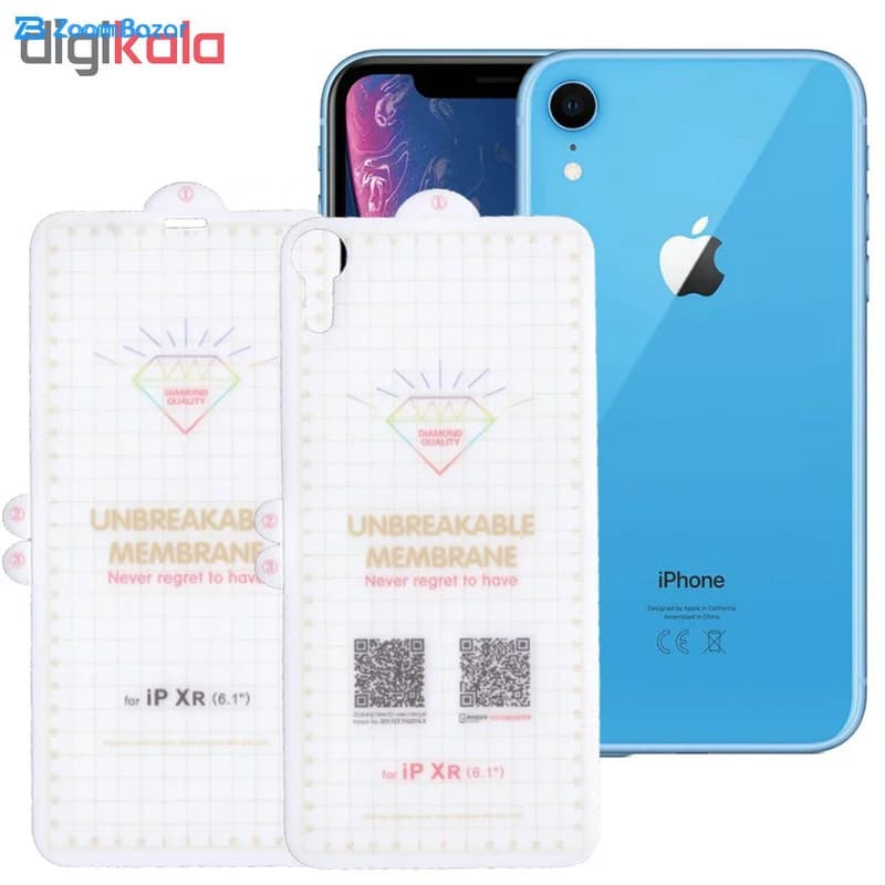 گلس و پشت گوشی بوف مدل Hg01 مناسب برای گوشی موبایل اپل Iphone Xr — تصویر ۳