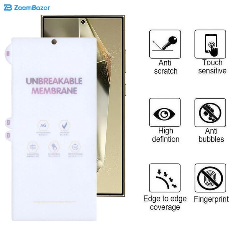 گلس مات بوف مدل Hydrogel-Matte مناسب برای گوشی موبایل سامسونگ Galaxy S24 Ultra / S23 Ultra / S22 Ultra — تصویر ۵