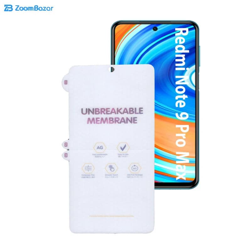 گلس مات بوف مدل HgM15 مناسب برای گوشی موبایل شیائومی Redmi Note 9 Pro Max — تصویر ۳