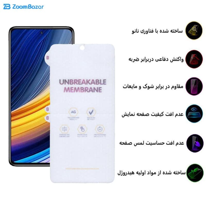 گلس مات بوف مدل HgM15 مناسب برای گوشی موبایل شیائومی Mi Poco X3 Pro — تصویر ۴