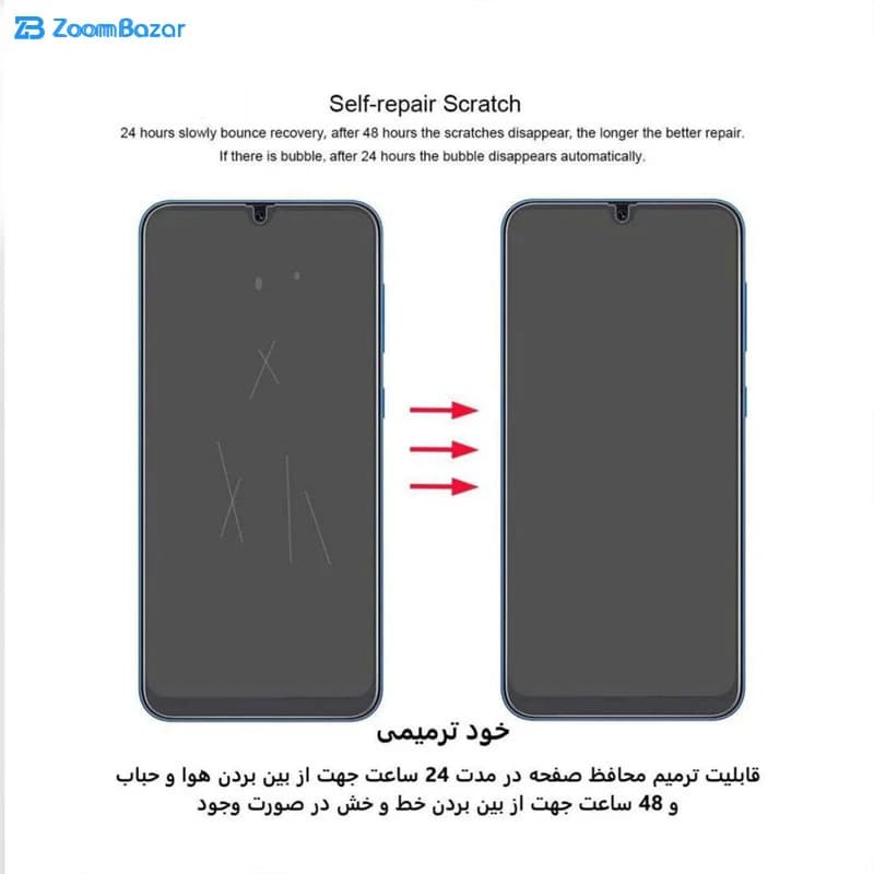گلس مات بوف مدل HgM15 مناسب برای گوشی موبایل شیائومی Mi 9 / Mi CC9 — تصویر ۶