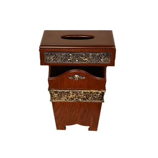 ست سطل و جا دستمال چوبی مدل والکر طرح فرشته کدM310 کامنا مدل 13144227